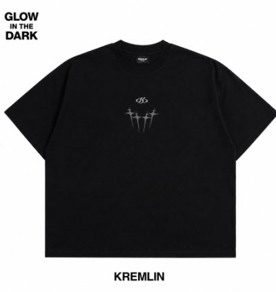 Kremlin Boxy Glow T-shirt Black - Rise