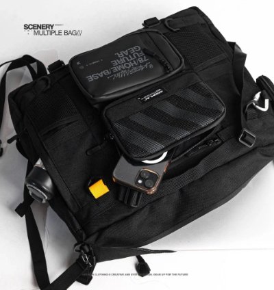 Kremlin Scenery - Multiple Bag 4 In 1 Hand Totebag Backpack Slingbag
