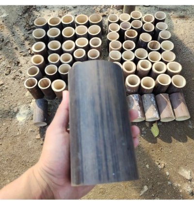 Handicrafts From Black Wulung Bamboo Pieces Diameter 8-10cm