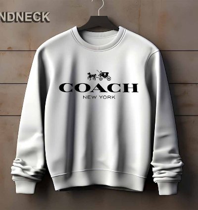 Coach Logo Sweatshirt Elegant Design Us Size