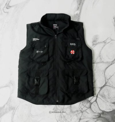 Kremlin Black Utility Vest Nemesis