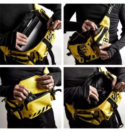 Kremlin Double Strap Waist Bag Cyrax Yellow
