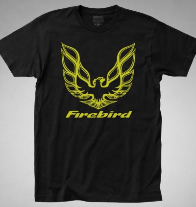 Pontiac Firebird T-shirt Classic Logo Retro Car Trans Am Muscle Pony 70s 80s