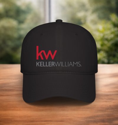Kw Keller Williams Logo Cap Classic Black Adjustable Real Estate Baseball Hat
