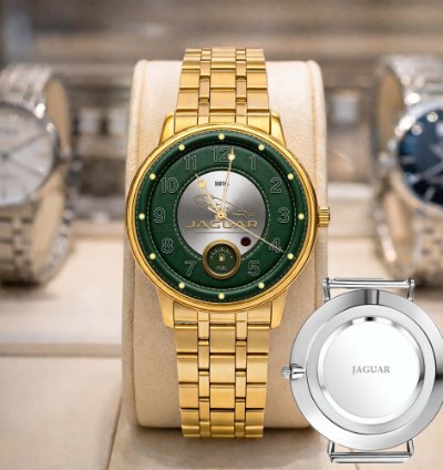 Jaguar Watch Luxury Leather Strap Watch