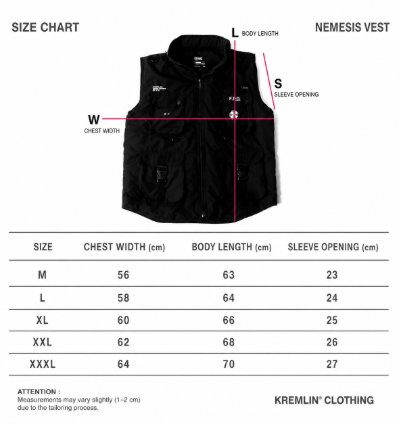 Kremlin Nemesis - Vest Tactical Black