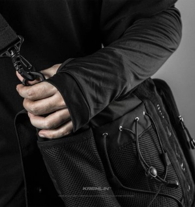 Kremlin Atom - Tactical Slingbag Black 23 L Black