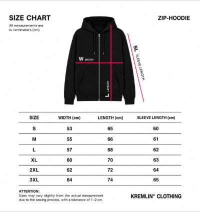 Kremlin Pumpkin - Zipper Hoodie Halloween Racing Black