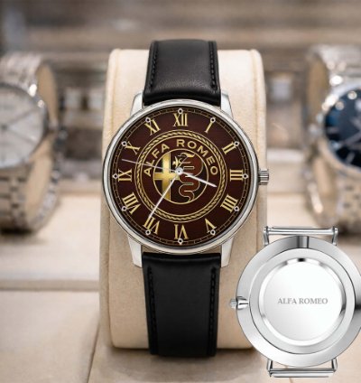 Alfa Romeo Logo Sport Metal Watch