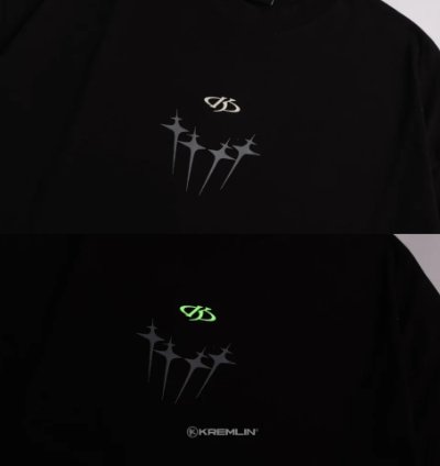 Kremlin Boxy Glow T-shirt Black - Rise