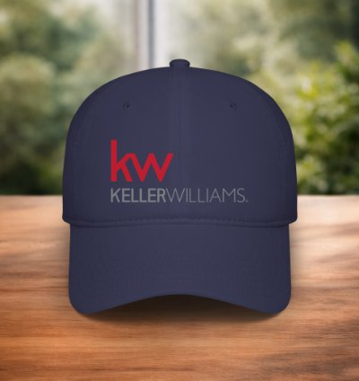 Kw Keller Williams Logo Cap Classic Navy Adjustable Real Estate Baseball Hat