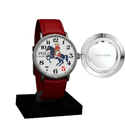 Polo Watch Bear Riding A Horse Design