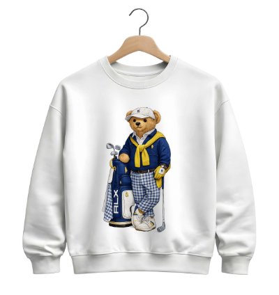 Polo Ralph Lauren Icon Bear Usa Flag Sweatshirt Golf