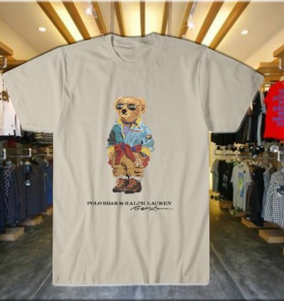 Polo Bear Shirt T Shirt Custom Bear Sand Usa Size