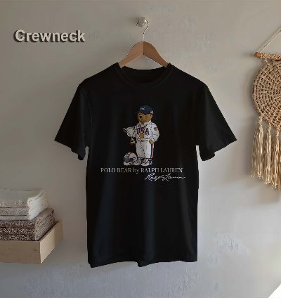 Polo T-shirt Bear Racer Design For Men Us Size