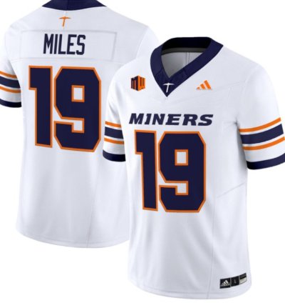 Sterling Miles 19 Utep Miners Football Jersey 2016 Vapor Limited All Stitched