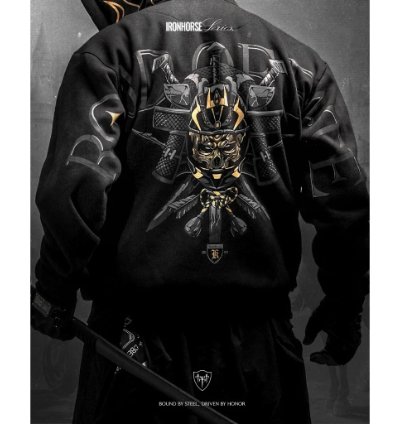 Kremlin Ghost - Zipper Hoodie Ironhorse Series Black