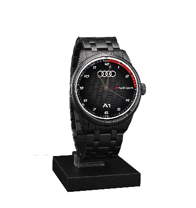 Luxury Audi Sport Logo Watch Super Car Inspired Automotive Stainless Steel