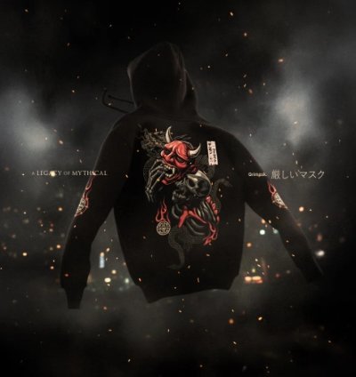 Kremlin Grimask - Pullover Hoodie Mythology Revival Black