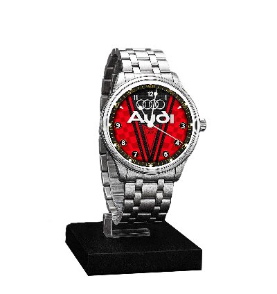 Audi Super Car Watch Inspired Automotive Sportcar Red Dial Watches