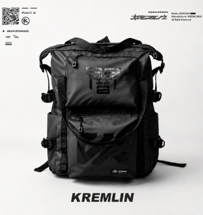 Kremlin Detroit Tech Gear Backpack 25l - Black