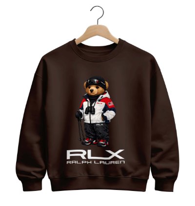 Polo Bear Sweatshirt Sky Rlx Size Usa