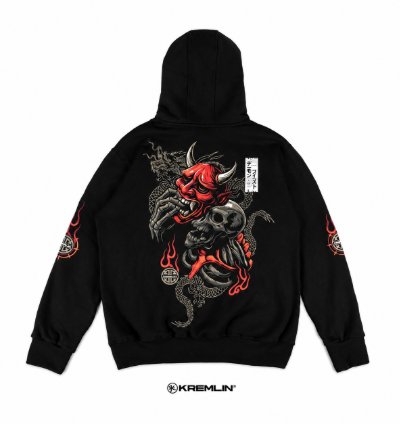 Kremlin Grimask - Pullover Hoodie Mythology Revival Black