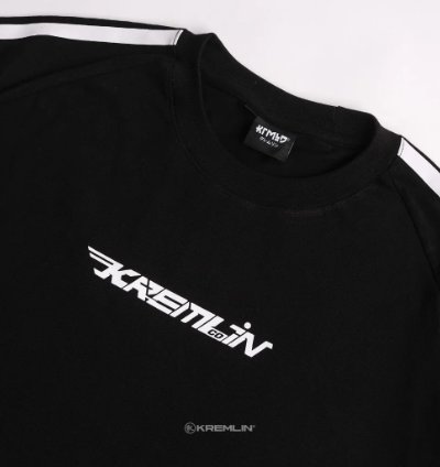 Kremlin Run 99 - Oversized Relaxed Fit Black T-shirt