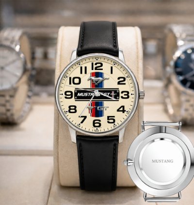 Ford Mustang Clasik Sport Metal Watch