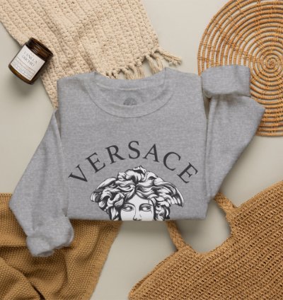 Versace Milano Grey Sweatshirt - Size Usa