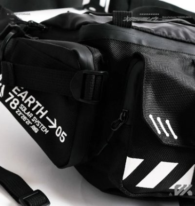 Kremlin Cyrax Black - Waistbag Double Strap Sling