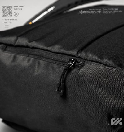 Kremlin Naito Tech Gear Bagpack Backpack - Black