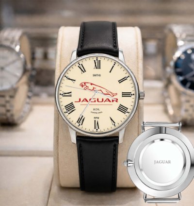Jaguar Watch Luxury Leather Strap Watch