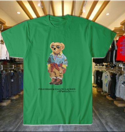 Polo Bear Shirt T Shirt Custom Bear Irish Green Usa Size