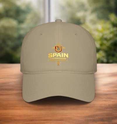 Spain World Cup 2026 Champion Hat Spain Soccer Champions Cap Football Fan Gift Khaki