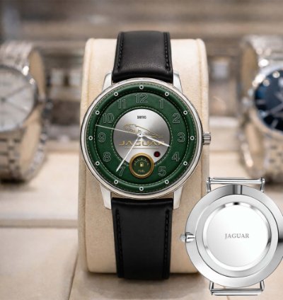 Jaguar Watch Luxury Leather Strap Watch